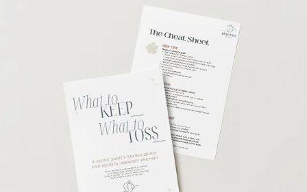 Sanity Saving Guide to Memory Keeping